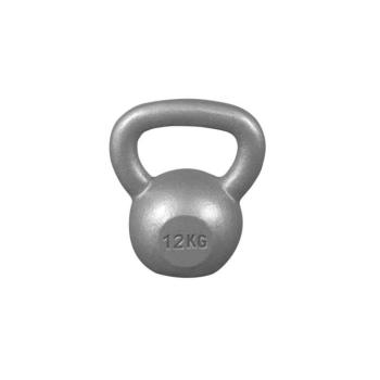 Gorilla Sports Kettlebell súlyzó öntöttvas 12 kg szürke kép