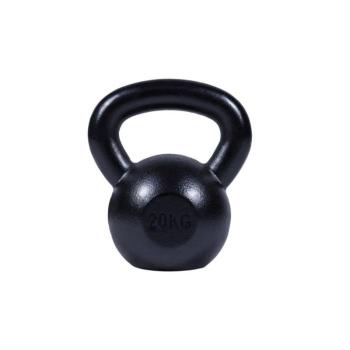 Gorilla Sports Kettlebell súlyzó öntöttvas 20 kg fekete kép