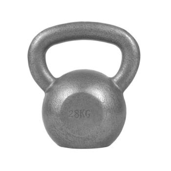 Gorilla Sports Kettlebell súlyzó öntöttvas 28 kg szürke kép