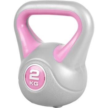 Gorilla Sports Kettlebell súlyzó vinil 2 kg rózsaszín kép