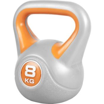 Gorilla Sports Kettlebell súlyzó vinil 8 kg narancssárga kép