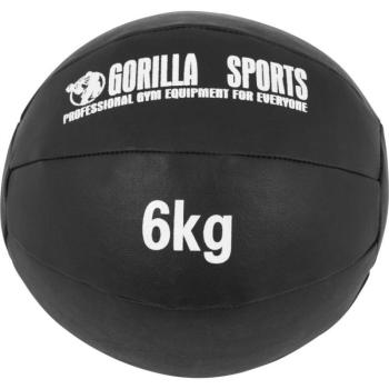 Gorilla Sports Medicinlabda fekete 6 kg kép