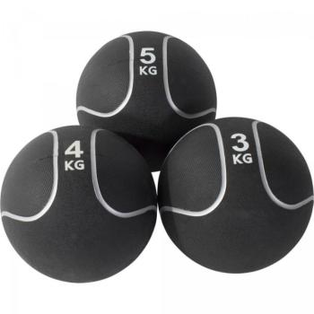 Gorilla Sports Medicinlabda készlet Black Silver 12 kg kép