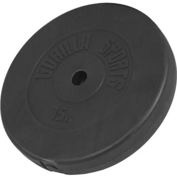 Gorilla Sports Műanyag súlytárcsa 15 kg kép