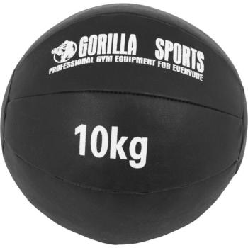 Gorilla Sports Műbőr medicinlabda fekete 10 kg kép