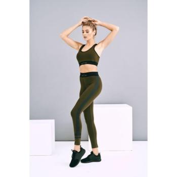 Gorilla Sports Sport leggings fekete/oliva XS kép