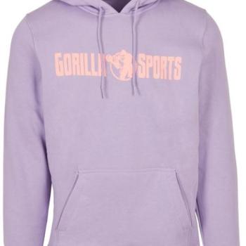 Gorilla Sports Sportpulóver kapucnis lila/korál 2 XL kép