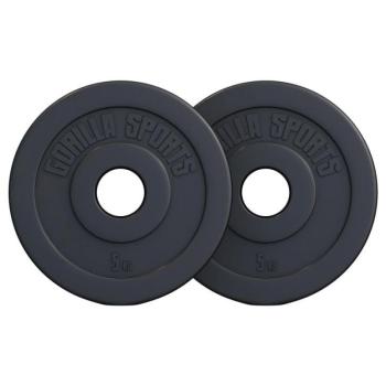 Gorilla Sports Súlytárcsa szett  2 x 5 kg kép