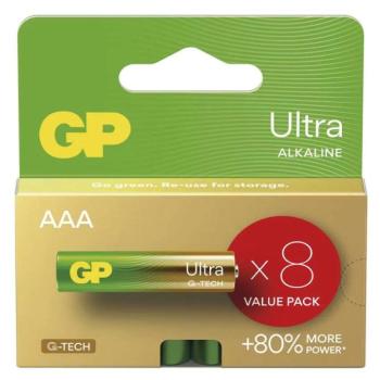 GP lúgos elem ULTRA AAA, 8 db kép