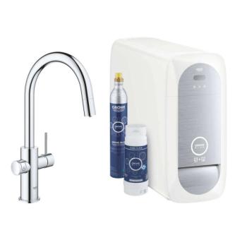 GROHE BLUE HOME C-KIFOLYÓS KIHÚZHATÓ FEJES KEZDŐKÉSZLET 31541000 kép