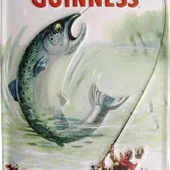 Guinness – Big Fish – Fémtábla kép