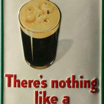 Guinness Smiling Pint - Fémtábla kép