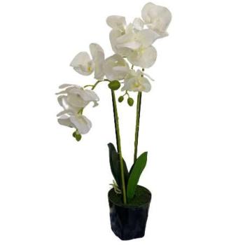 Gumi orchidea cserépben, 55 cm - MS-1009 kép