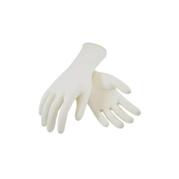 Gumikesztyű latex púderes L 100 db/doboz, GMT Super Gloves fehér kép