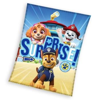 Gyapjú takaró PAW PATROL SURPRISE Szélesség: 130 cm | Hossza: 170 cm kép