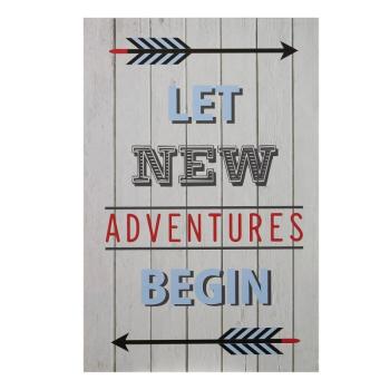 Gyerek kép 30x45 cm Let New Adventures Begin – Premier Housewares kép