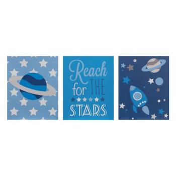 Gyerek kép készlet 3 db-os 16x20 cm Reach for the Stars – Premier Housewares kép