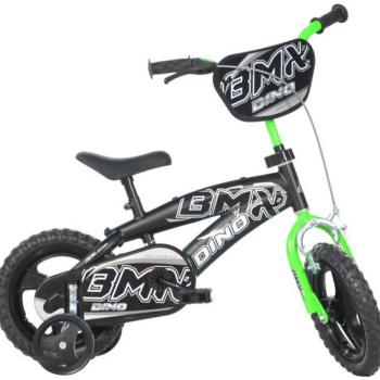 Gyerekbicikli DINO  BMX fekete 12 kép