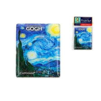 H.C.013-1020 Hűtőmágnes 50x70mm, Van Gogh: Csillagos éj kép