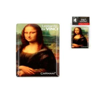 H.C.013-1035 Hűtőmágnes 50x70mm, Leonardo da Vinci: Mona Lisa kép