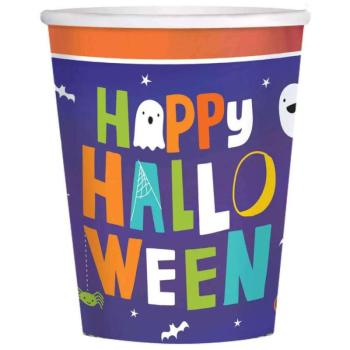 Halloween papír pohár 8 db-os 250 ml kép