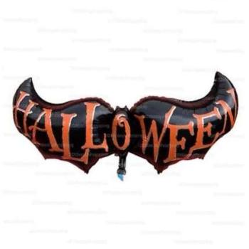 Halloween patrty dekoráció fólia lufi denevéres 117cm  kép