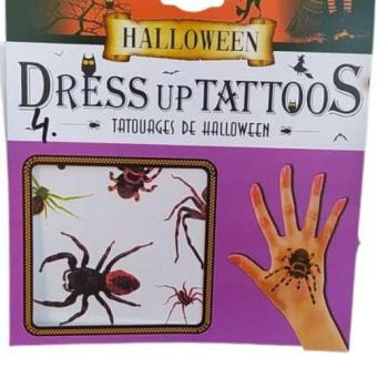 HALLOWEEN tetoválás tattoo matrica 2. kép