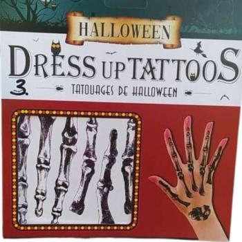 HALLOWEEN tetoválás tattoo matrica 3. kép