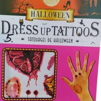 HALLOWEEN tetoválás tattoo matrica 5. kép