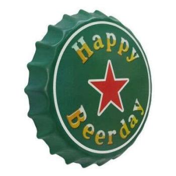 Happy Beerday - Fémtábla kép