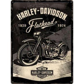 Harley Davidson Flathead Fémtábla kép