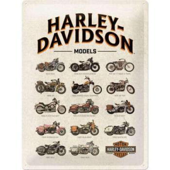 Harley Davidson Models Fémtábla kép