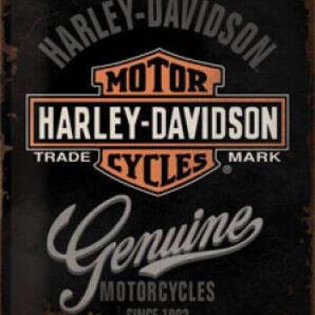 Harley Davidson Motorcycles Genuine Fémtábla kép