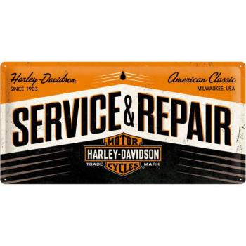 Harley Davidson Service &amp;amp; Repair Fémtábla kép