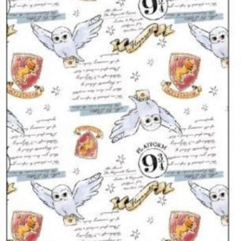 Harry Potter Letter gumis lepedő 90x200 cm kép