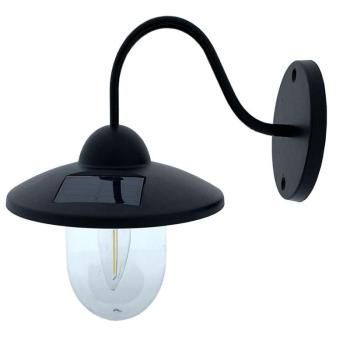 HD 300 SOLAR WALL LAMP 0,5W BLACK kép