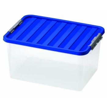 Heidrun Clipbox Tároló doboz  38L 52x36,5x26cm Clippes tetővel kép