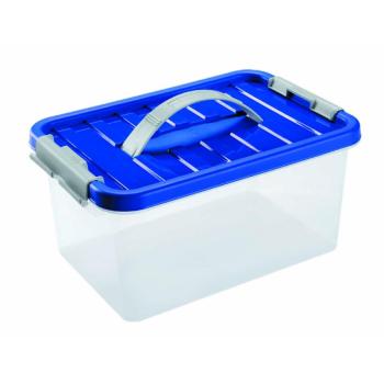 Heidrun Clipbox Tároló doboz   8,0L 34x23x16cm fogantyúval, Clipp... kép