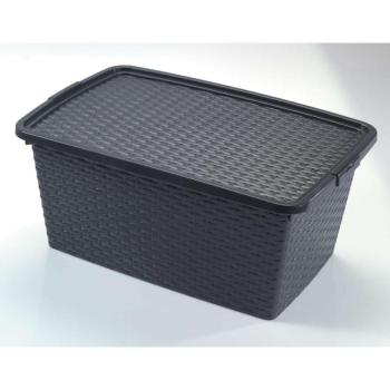 Heidrun Intrigobox Tároló doboz 40L 59x39x26cm tetővel kép