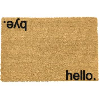 Hello, Bye természetes kókuszrost lábtörlő, 40 x 60 cm - Artsy Doormats kép