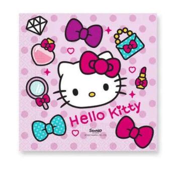 Hello Kitty Fashion szalvéta 20 db-os, 33x33 cm kép