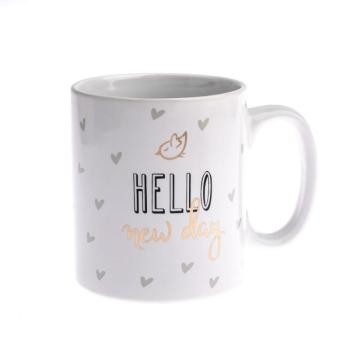 Hello New Day porcelánbögre, 650 ml - Dakls kép