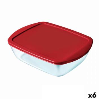 Hermetikus ebéddoboz Pyrex Cook &amp;amp; store Piros Üveg (400 ml) (... kép