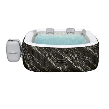 Hidromasszázs medence 1.80x1.80x0.66m Hawaii 60261  Air Jet Jacuzzi Black Marble kép