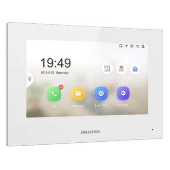 Hikvision IP video kaputelefon beltéri egység fehér (DS-KH6320-WTE1-W) kép