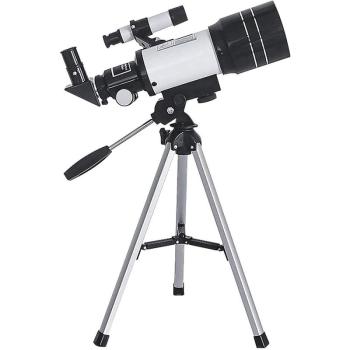 Hobbi csillagászati teleszkóp mobiltelefon adapterrel és állvánnyal kép