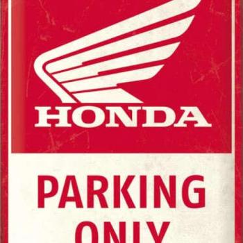 HONDA Parking Only - Fémtábla kép