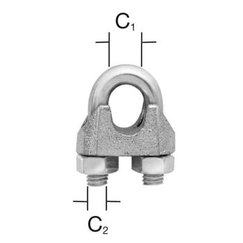 Horganyzott kábelbilincs 1/4 - 6 mm kép