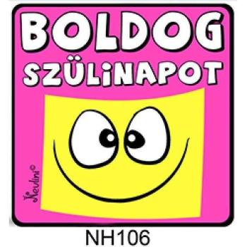 Hűtőmágnes Boldog szülinapot NH106 kép