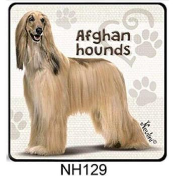 Hűtőmágnes kutyus Afghan hounds / Afgán agár NH129 kép